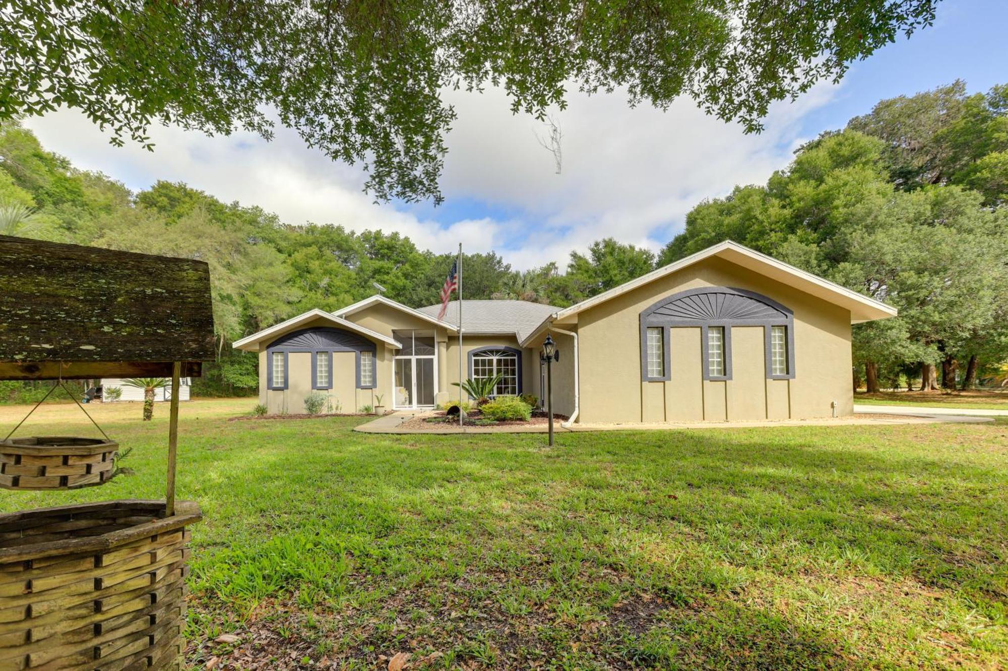 8 Mi To Rainbow Springs Dunnellon Area Home! Εξωτερικό φωτογραφία